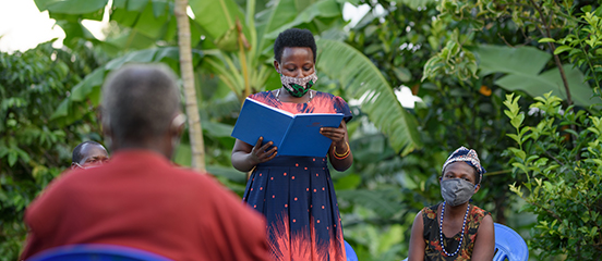 Twenty-three year old Hildah is taking part in the project and is now treasurer of her cooperative. Photo: Farm Africa / Jjumba Martin.