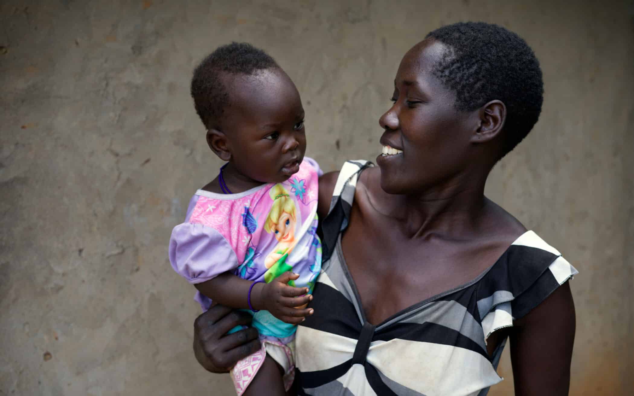 A mother and child in Karamoja, Uganda.