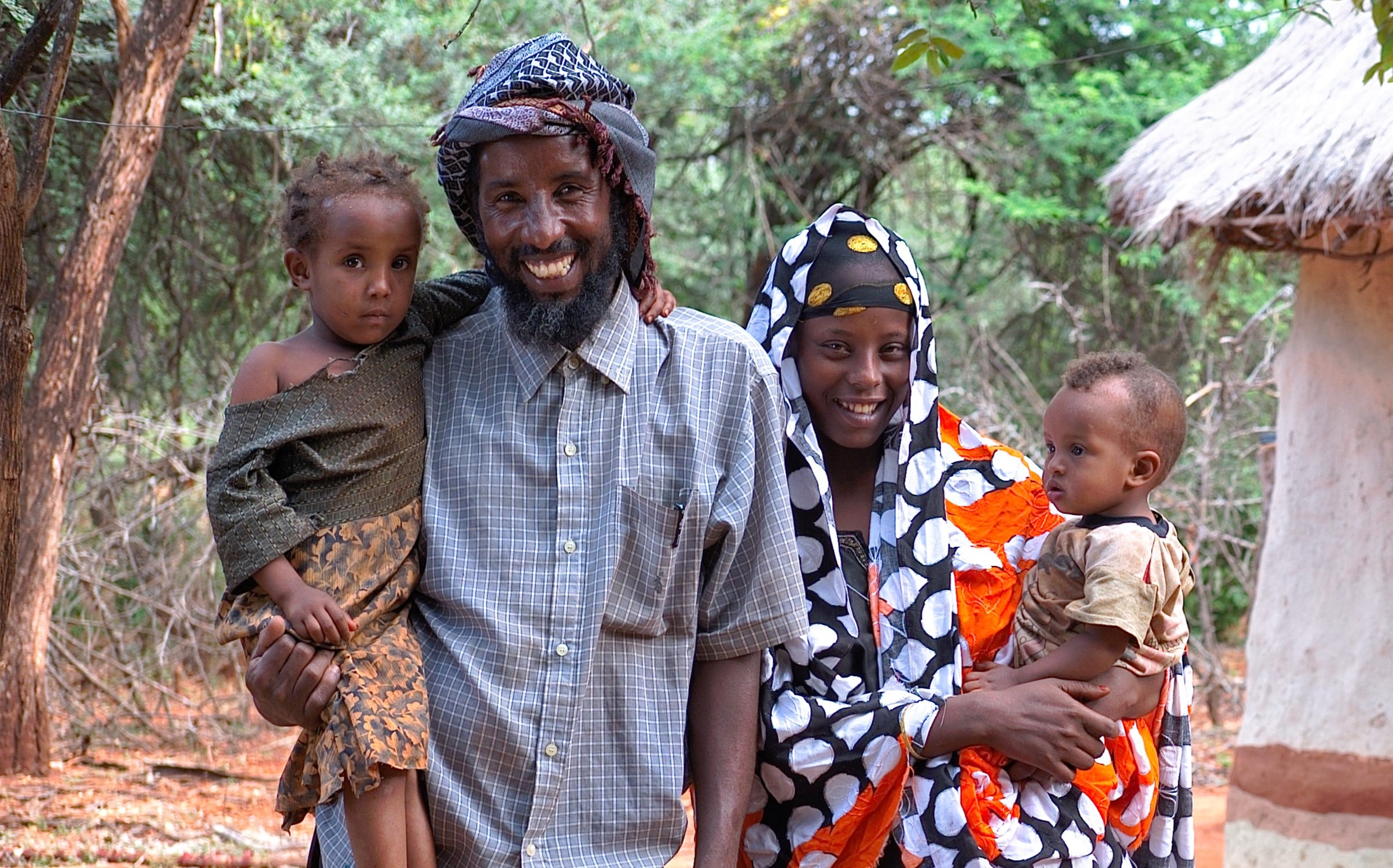 A family in the Bale Eco-region of Ethiopia.